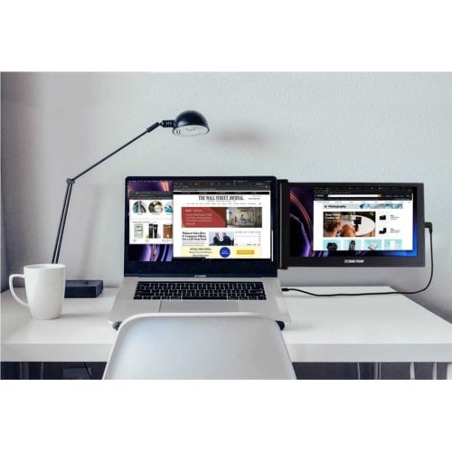 Luxor SideTrak® Slide HD 12.5" Attachable Portable Monitor - ST12BL