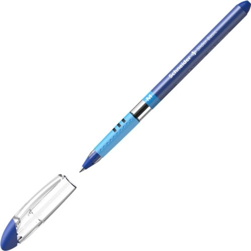 Schneider Slider Blue 1mm Basic Medium Ballpoint Pen - 10pk