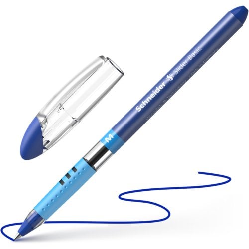 Schneider Slider Blue 1mm Basic Medium Ballpoint Pen - 10pk