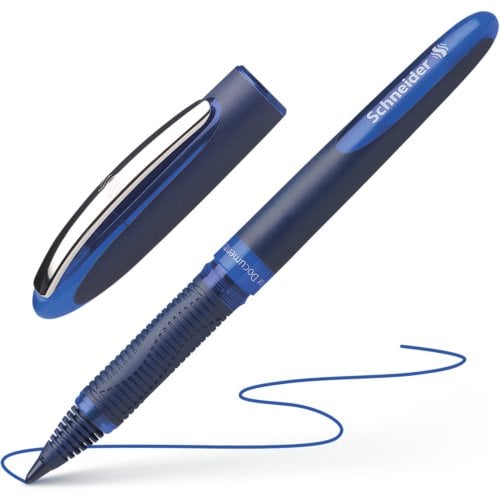 Schneider One Business Blue .6mm Rollerball Pen - 10pk