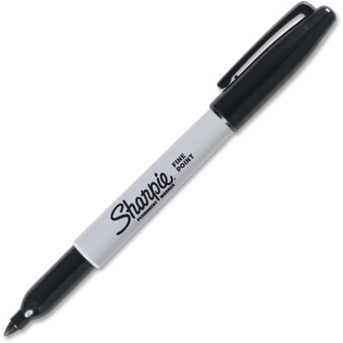 Sharpie Black Fine Point Permanent Markers (1884739) - 36/Pack