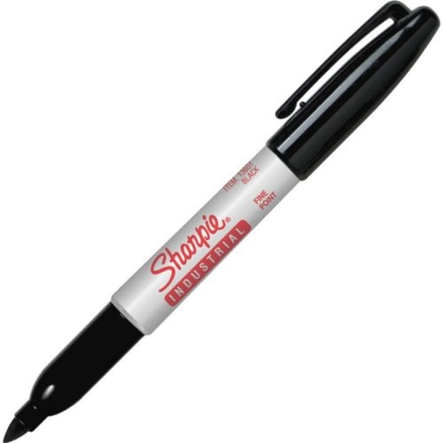 Sharpie Industrial Pro Black Permanent Markers (Fine Point) - 36/Pack (2003898)