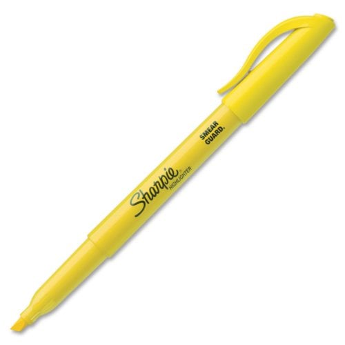 Sharpie Chisel Point Highlighters (Fluorescent Yellow) - 36/Box (2003991)