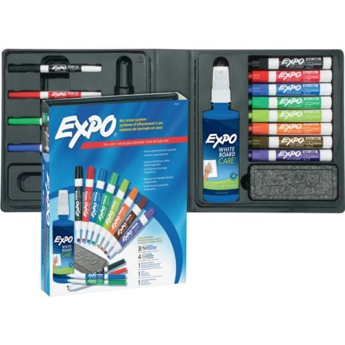 Expo Low-Odor Dry-erase Marker Kit (15-Piece Set) - 80054