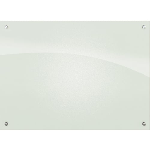 Balt 1.5' x 2' Frosted Pearl Enlighten Glass Dry-Erase Whiteboard