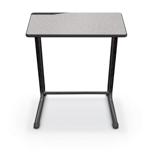 Essentials Edge Student Desk (Black Frame / Starcloud Laminate) - 89700