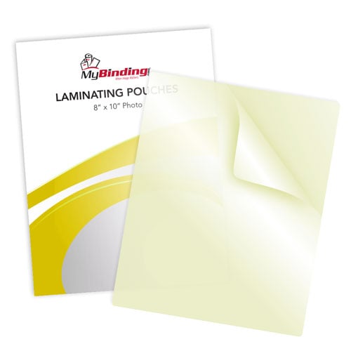 8" x 10" Photo Size Sticky Back Laminating Pouches - 100pk