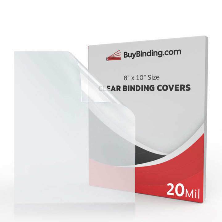 20mil Mega Heavy Duty 8" x 10" Clear Covers - 100pk
