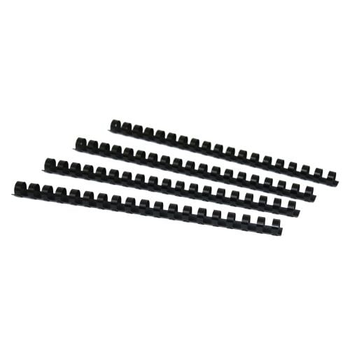 9/16" Black Plastic Binding Combs - 100pk
