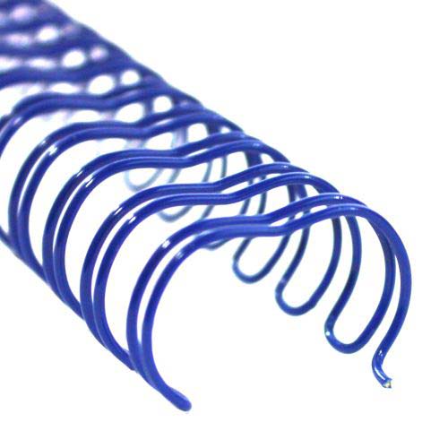 9/16" Blue Spiral-O 19 Loop Wire Binding Combs - 100pk