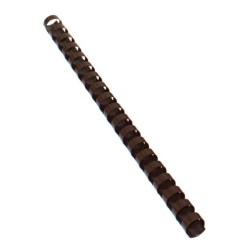 9/16" Brown Plastic Binding Combs - 100pk