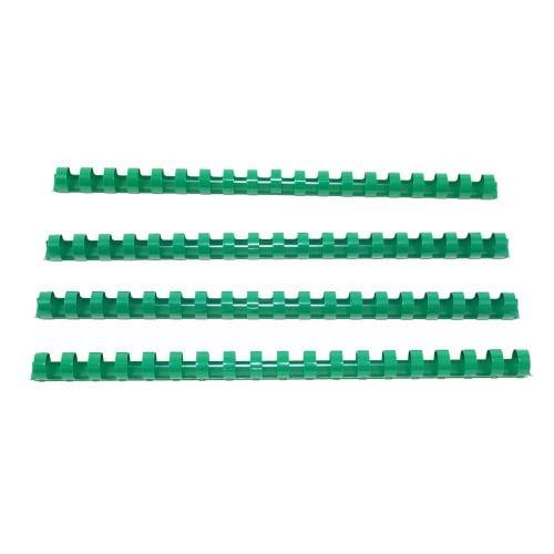 9/16" Green Plastic Binding Combs - 100pk
