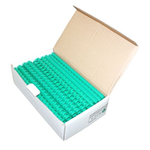 9/16" Green Plastic Binding Combs - 100pk