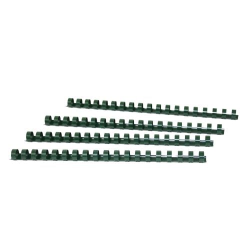 9/16" Hunter Green Plastic Binding Combs - 100pk