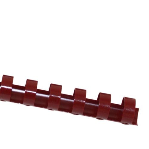 9/16" Maroon Plastic Binding Combs - 100pk