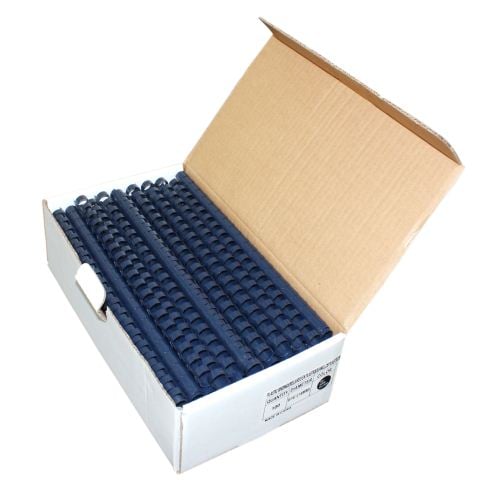 9/16" Navy Plastic Binding Combs - 100pk