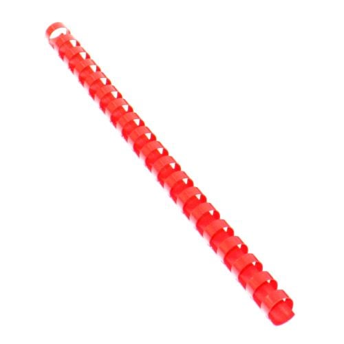 9/16" Red Plastic Binding Combs - 100pk