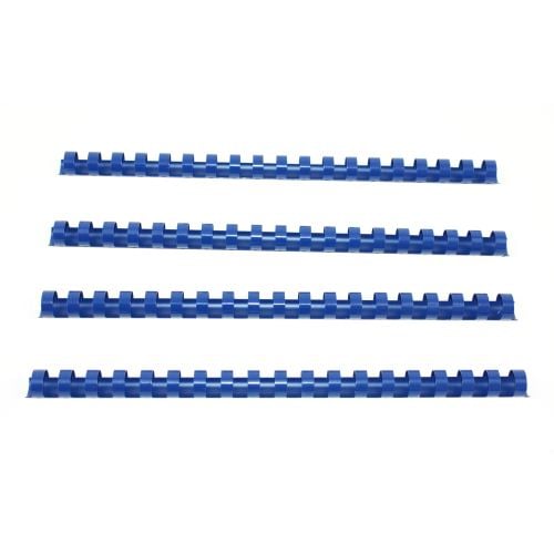 9/16" Royal Blue Plastic Binding Combs - 100pk