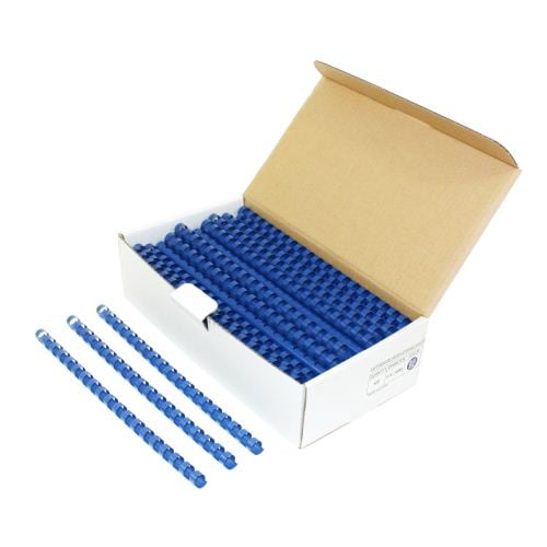 9/16" Royal Blue Plastic Binding Combs - 100pk