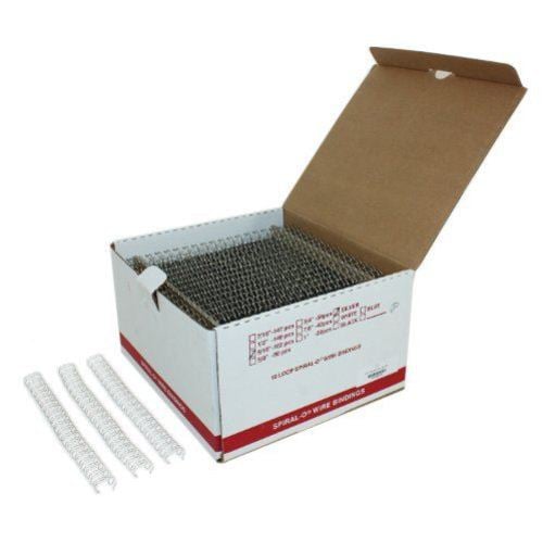 9/16" Silver Spiral-O 19 Loop Wire Binding Combs - 100pk