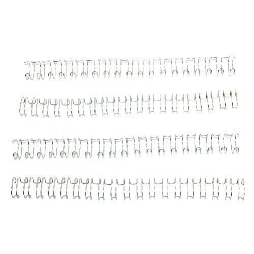 9/16" Silver Spiral-O 19 Loop Wire Binding Combs - 100pk