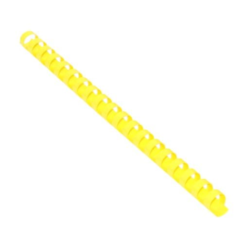 9/16" Yellow Plastic Binding Combs - 100pk