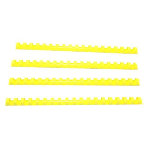 9/16" Yellow Plastic Binding Combs - 100pk