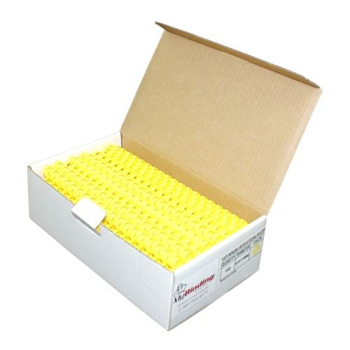 9/16" Yellow Plastic Binding Combs - 100pk