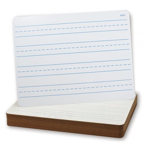 9" x 12" Handwriting Dry Erase Lap Boards - 12pk