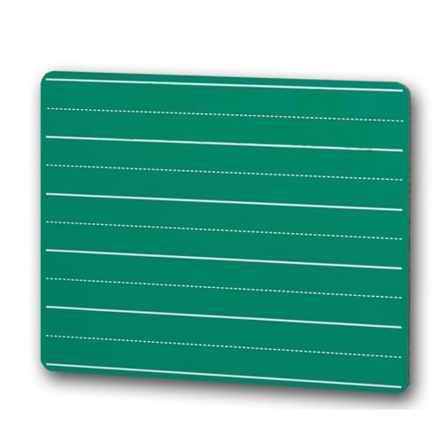 9" x 12" Lined Green Chalkboard Lap Boards - 12pk