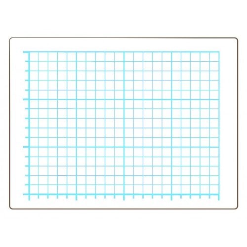 Quadrant Grid/Plain Two-Sided Dry Erase Lap Boards
