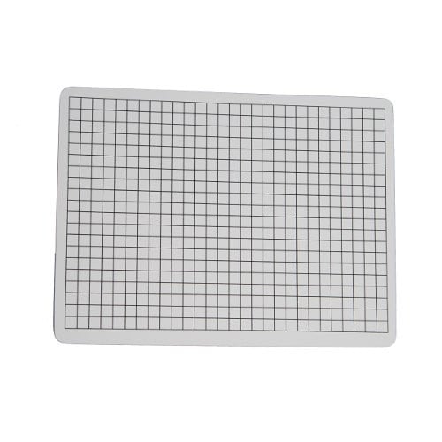 9" x 12" Two-Sided 3/8" Squares Grid/Plain Dry-Erase Lap Boards
