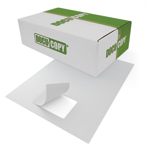 90lb Clean Release 1up Printable Integrated ID Cards - 800pk