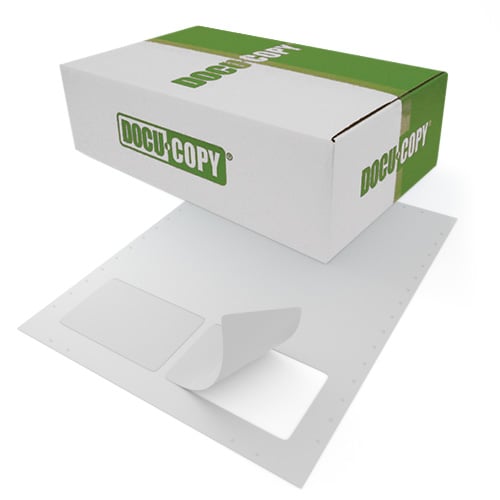90lb Clean Release 2up Printable Integrated ID Cards - 800pk