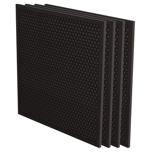 Fellowes 3/8" Carbon Filter w/ Prefilter (4pk) for AeraMaxPRO AM 3 and 4 Air Purifiers - 9416502