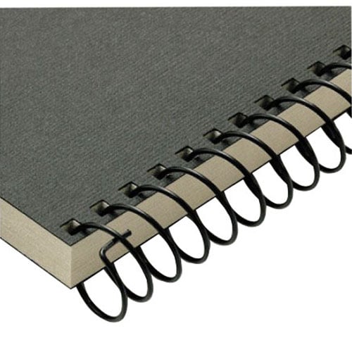 Carl 9mm Black Steel Spiral Wire Coil - 3pk