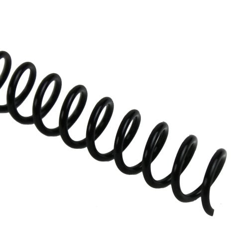 9mm Black 4:1 Pitch Spiral Binding Coil - 100pk