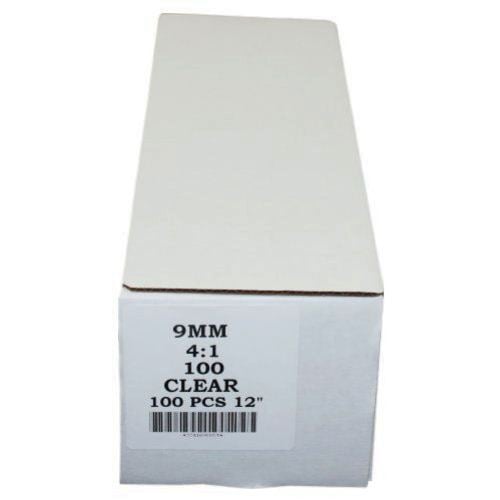 9mm Clear 4:1 Pitch Spiral Binding Coil - 100pk