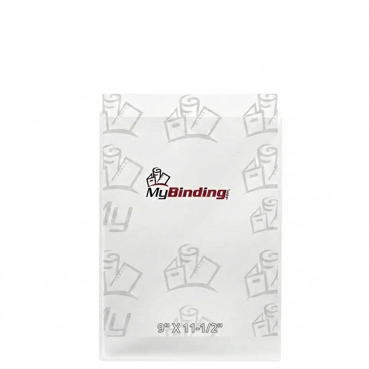 9" x 11-1/2" Letter Size Crystal Clear Self-Adhesive Pockets - 25pk