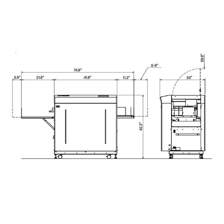 MBM AeroCut X Digital Finishing System for Slitting, Cutting, Creasing, & Perforating