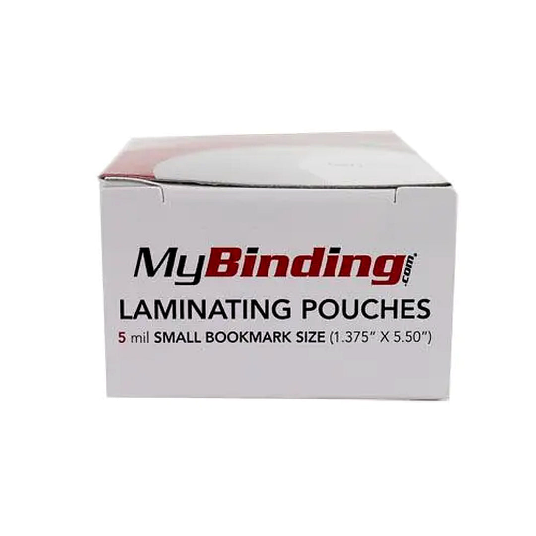 1-3/8" x 5-1/2" Bookmark Laminating Pouches - 100/Pk