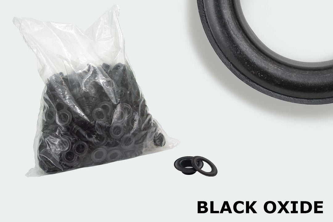 #5 (10/16") Self-Piercing Black Oxide Grommets - 500/Pack