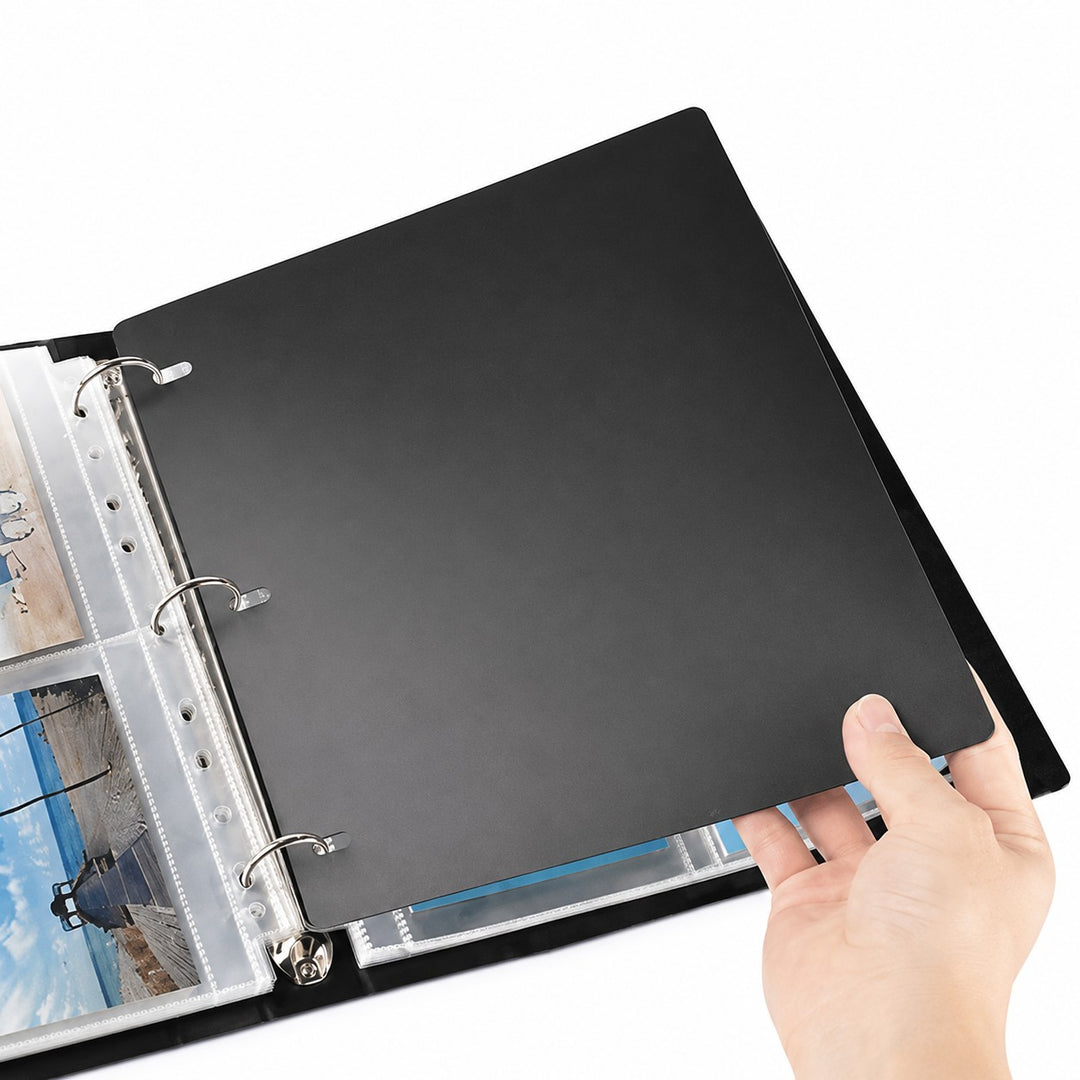 Black Plastic Sheet Lifters for Three Ring Binders