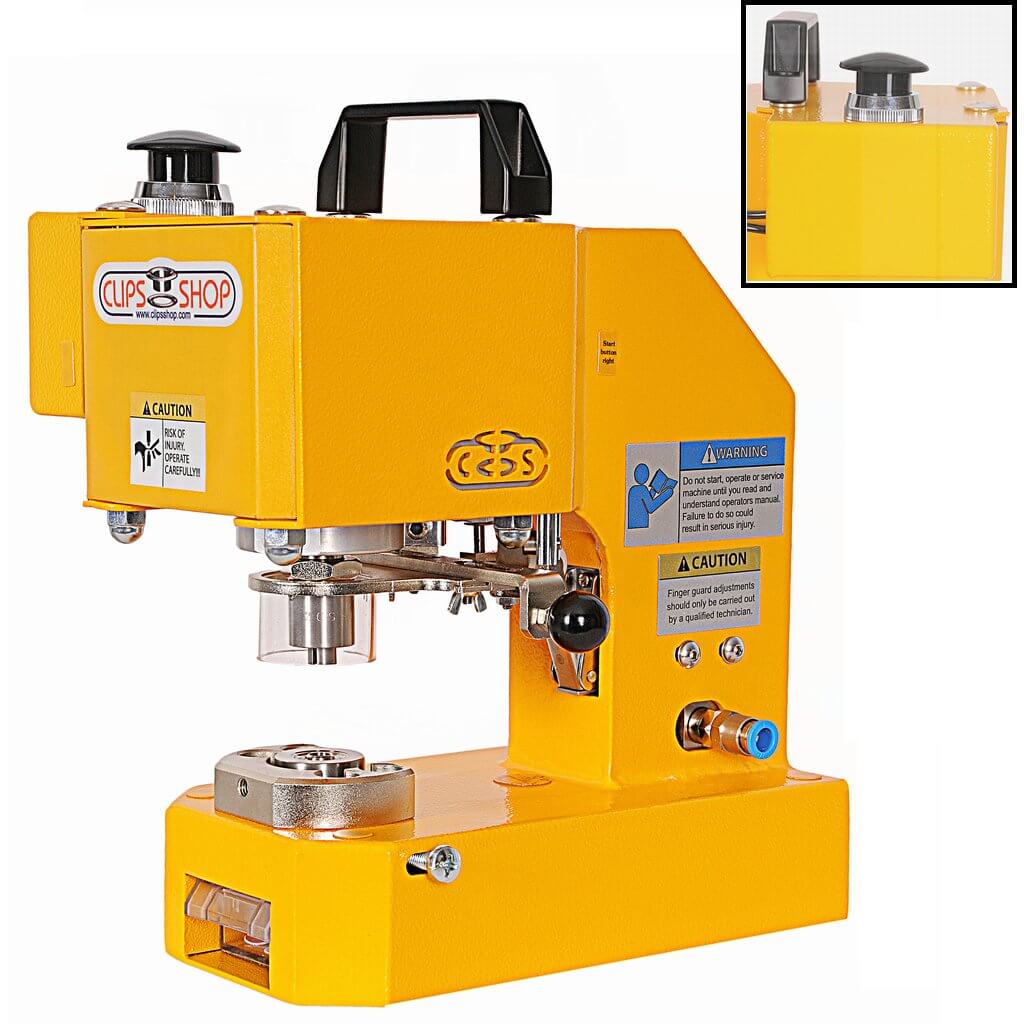 ClipsShop CSTIDY-41 Portable Pneumatic Grommet Press with Push Button and Foot Pedal