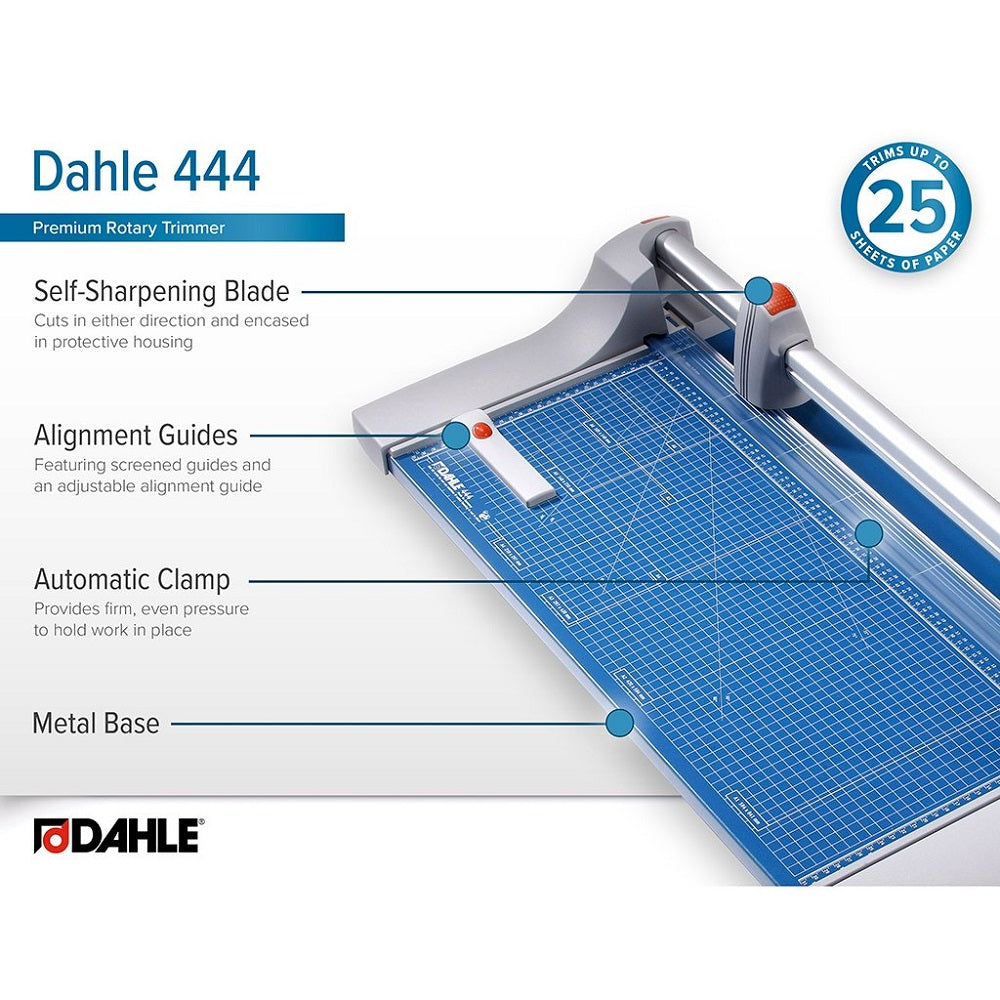 Dahle Model 444 Premium Rolling Trimmer - 26 3/8 Inch