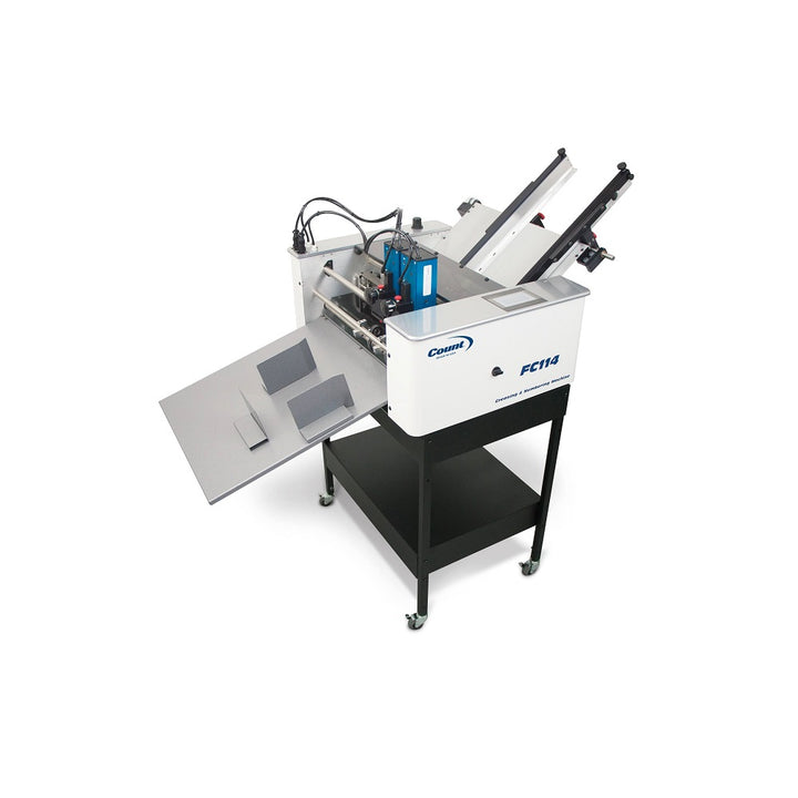 Count FC114 Friction-Fed Digital Creasing/Perforating/Numbering Machine and Accessories