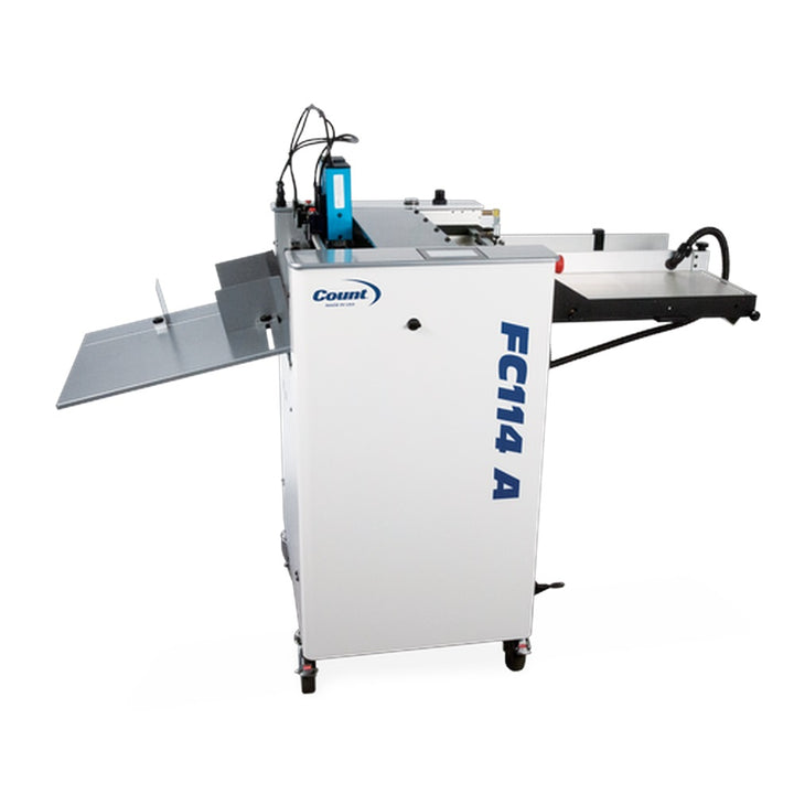 Count FC114 A Air-Fed Digital Creasing/Perforating/Numbering Machine and Accessories