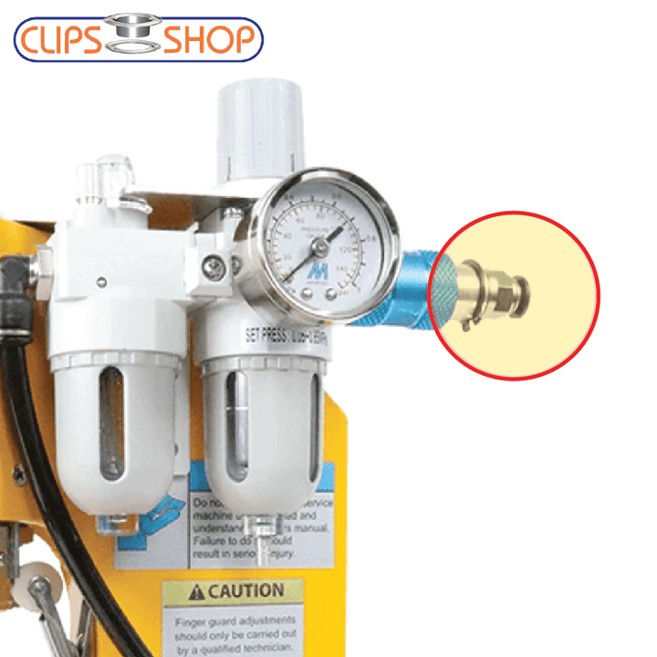 ClipsShop CSTIDY-41 Portable Pneumatic Grommet Press with Foot Pedal