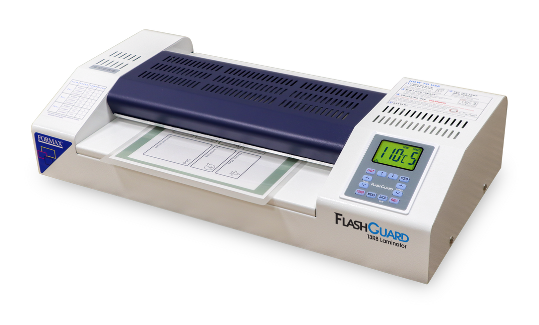 Formax FlashGuard 13R8 13" Heavy-Duty 8-Roller Pouch Laminator