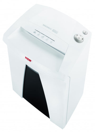 HSM SECURIO B24c 14-19 Sheet Cross-Cut Office Shredder with 9-Gallon Bin